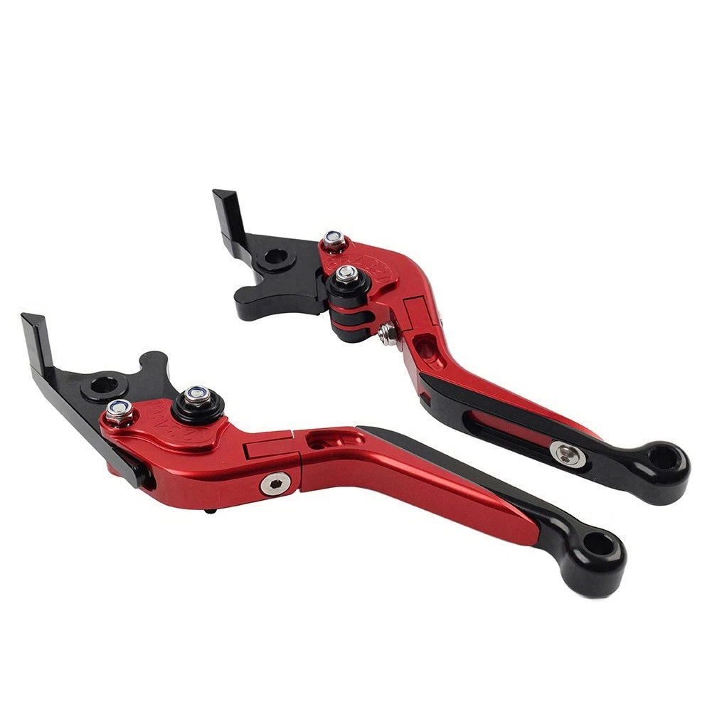 Folding Extendable Brake Clutch Levers for Honda CB1100 (2013–2023) Red