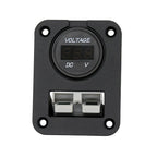 50 Amp Plug Socket w/ Voltmeter for Anderson Caravan Boat Camper