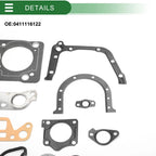 Cylinder Head Gasket Kit No. 0411116122 for Toyota 4AF (Year Range Not Specified)