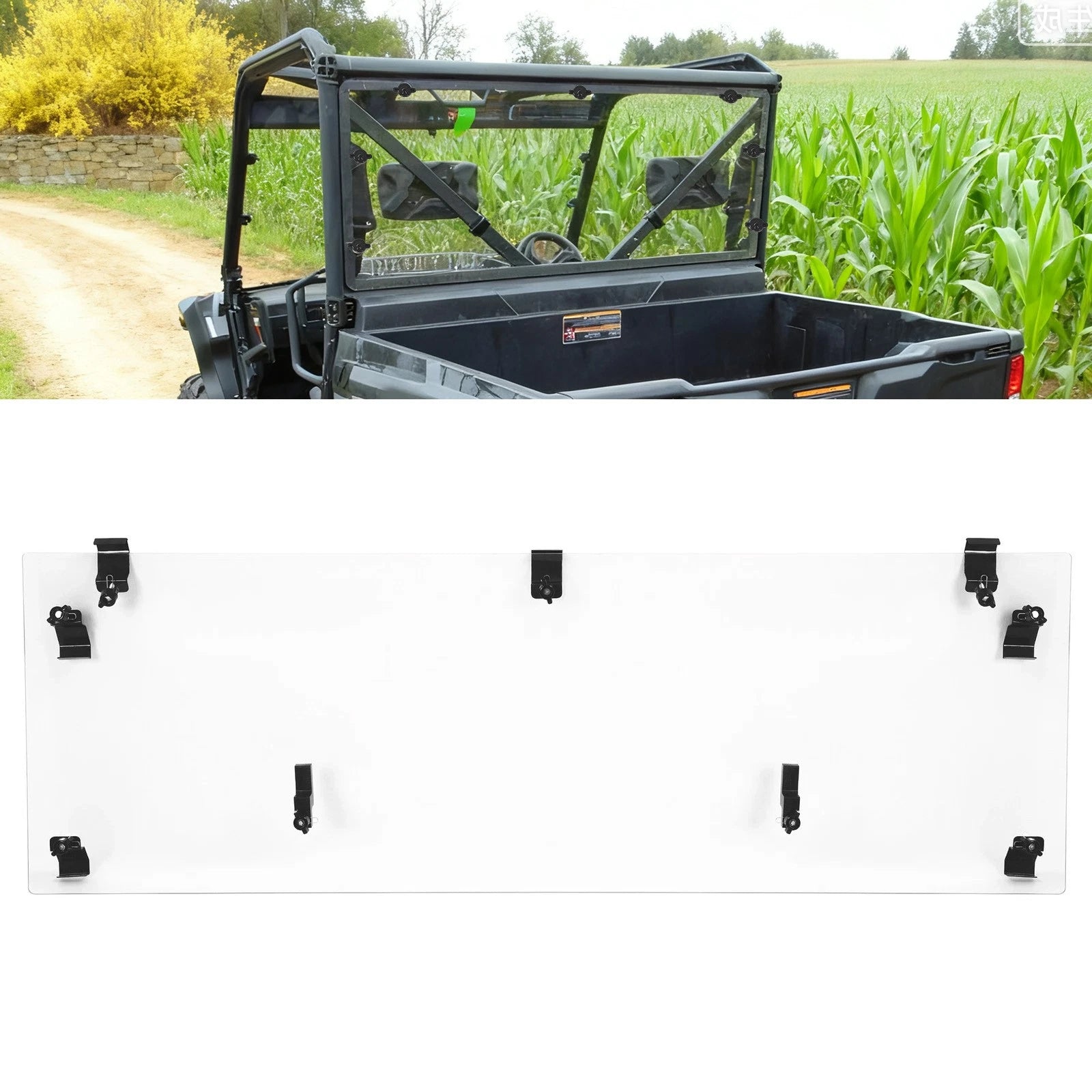 Rear Windshield for Arctic Cat Prowler Pro (2018–Present)