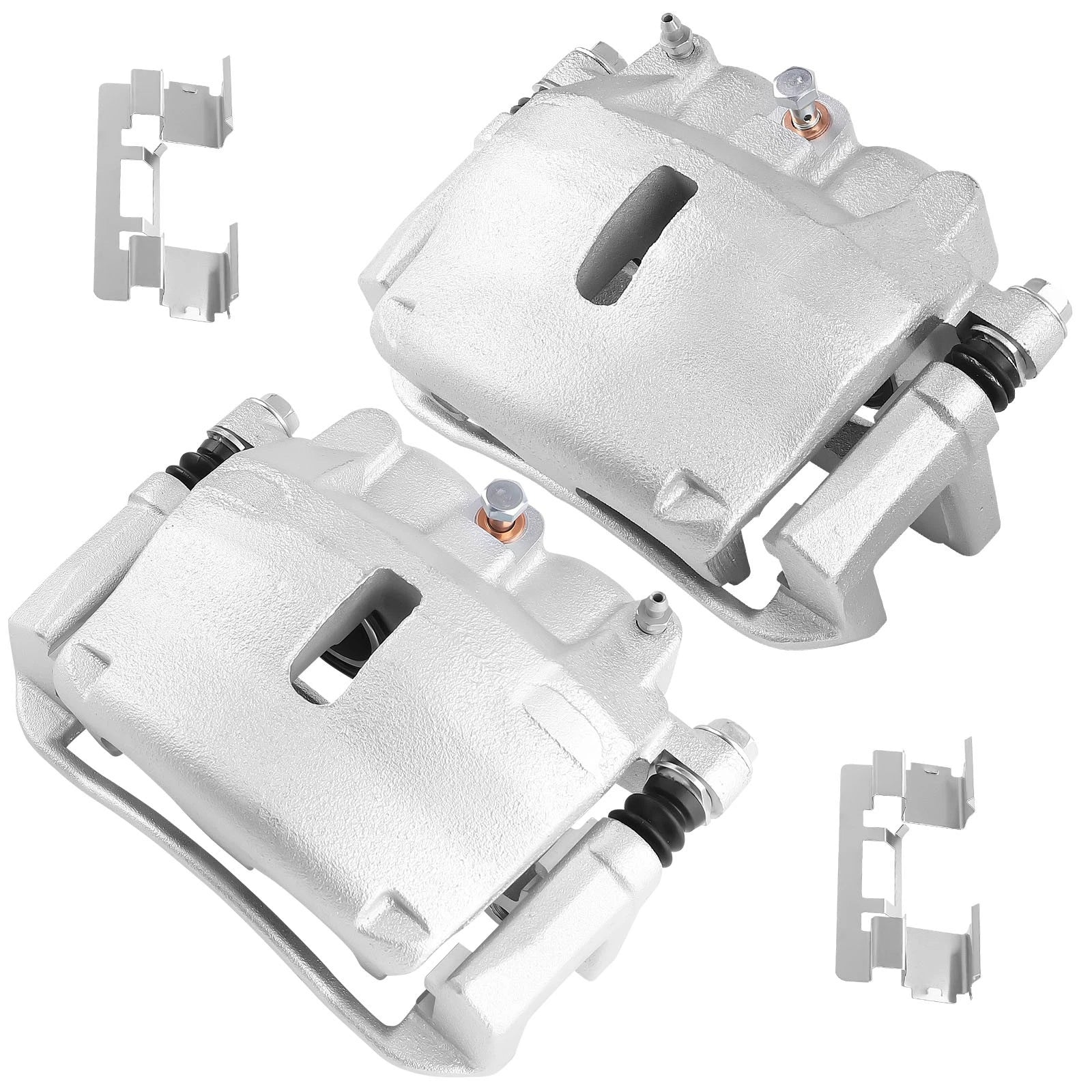 Pair Front Brake Caliper w/Bracket for Ford F150 Lincoln Mark LT (2006–2008)