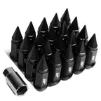 20Pcs J2 7075 Forged Aluminum M12x1.5 Spiky Cap Lug Nuts for