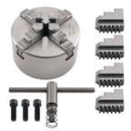 4 Jaw Self Centering Lathe Chuck for K12-100 (100mm)