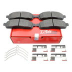 Set of 4 TRW Pro Front Slotted Metallic Brake Pads for Ford F150 (2004–2020)
