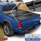 Hard Solid Tri-Fold Tonneau Cover for Dodge Ram 94–23 8ft Fleetside Bed