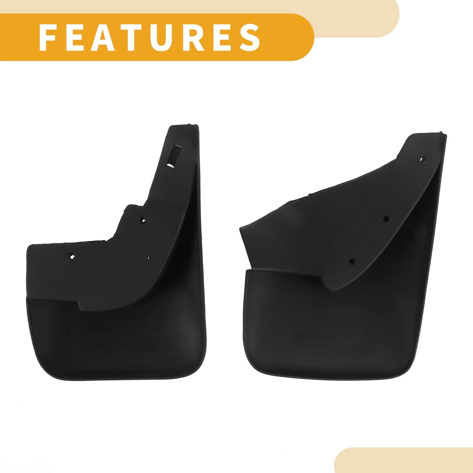 Mud Flap Splash Guard Set for Ford Fiesta (2005–2008)