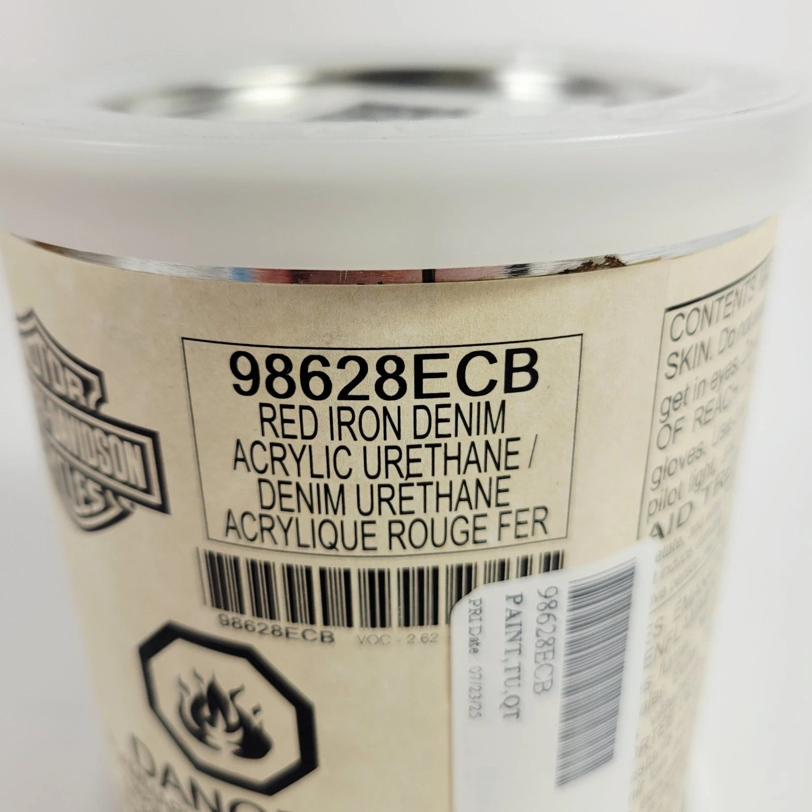 OEM Paint 98628ECB for Harley Davidson (1QT Red Iron Denim)