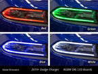Multicolor DRL RGBW LED Boards Replacement for 2019–2021 Dodge Charger