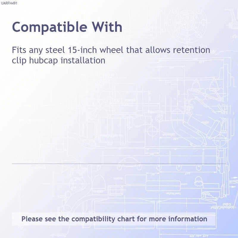 ABS Chrome Wheel Trim Rings 1.5in Deep Set for Universal 15 Inch (—)