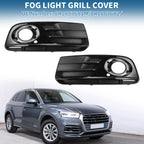 1 Pair Front Fog Light Grill for Audi Q5 (2013–2017) No. 8R0807681M/8R0807682J