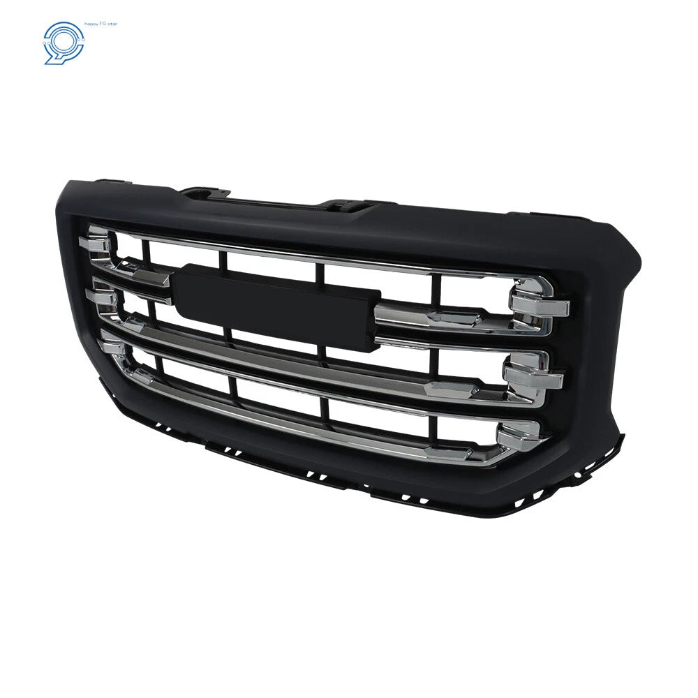 Front Grille for GMC Sierra 1500 (2016–2019) Black Gray Chrome Plating