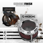 Chromed Air Filter Cleaner for Harley Sportster 883 (2004–2023)