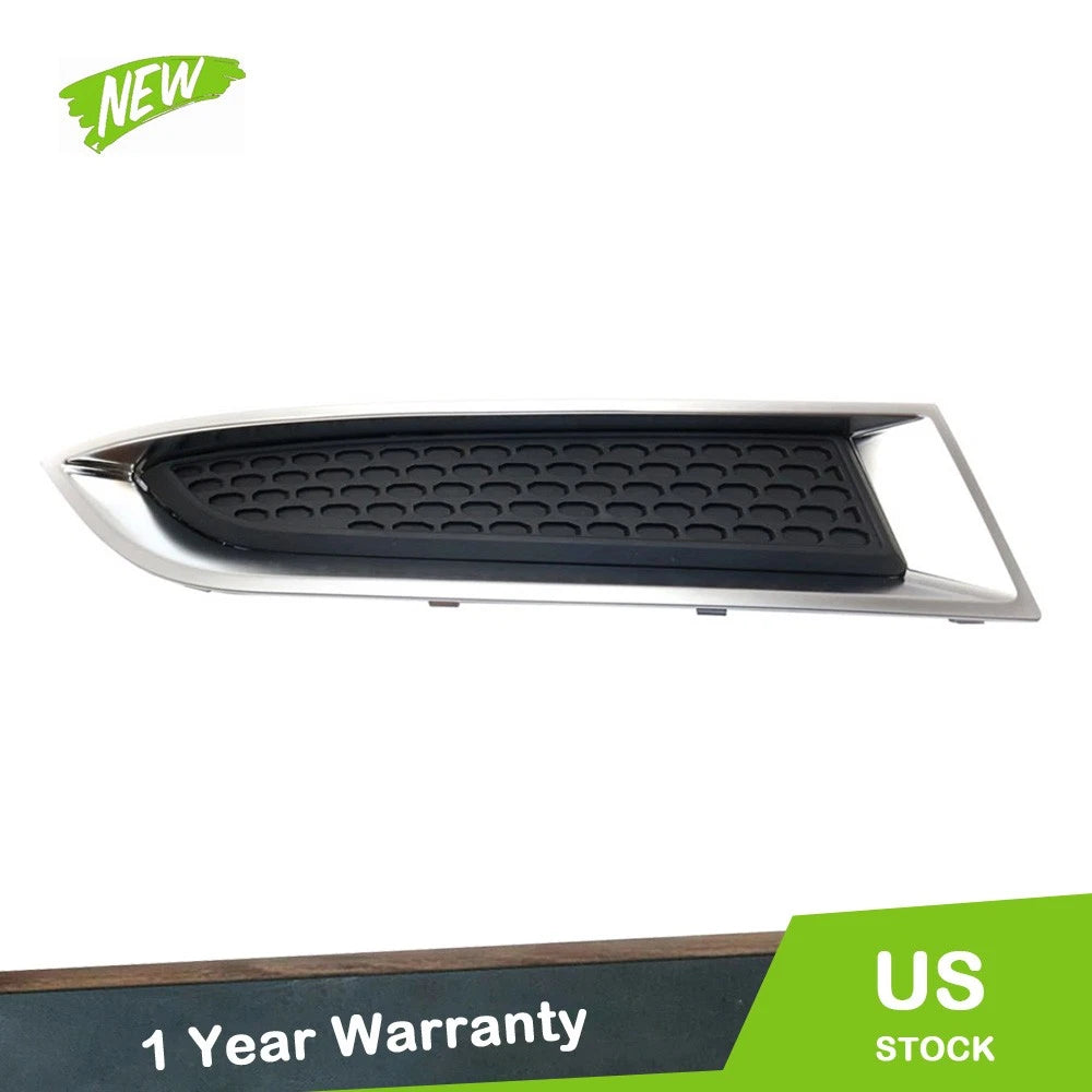 Headlight Bezel Grille for Acadia (2013–2017) Black Satin Silver Right Side