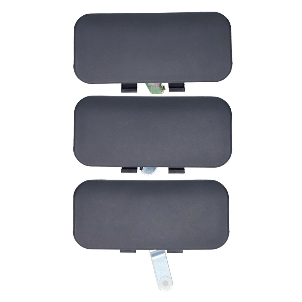 Set of 3 Door Handle Outer Black for Ford Transit (2000–2003)