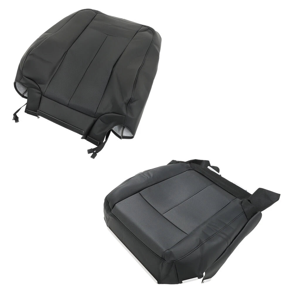 Leather Seat Cover Set for Ford Expedition (2007–2014) - Camel Black