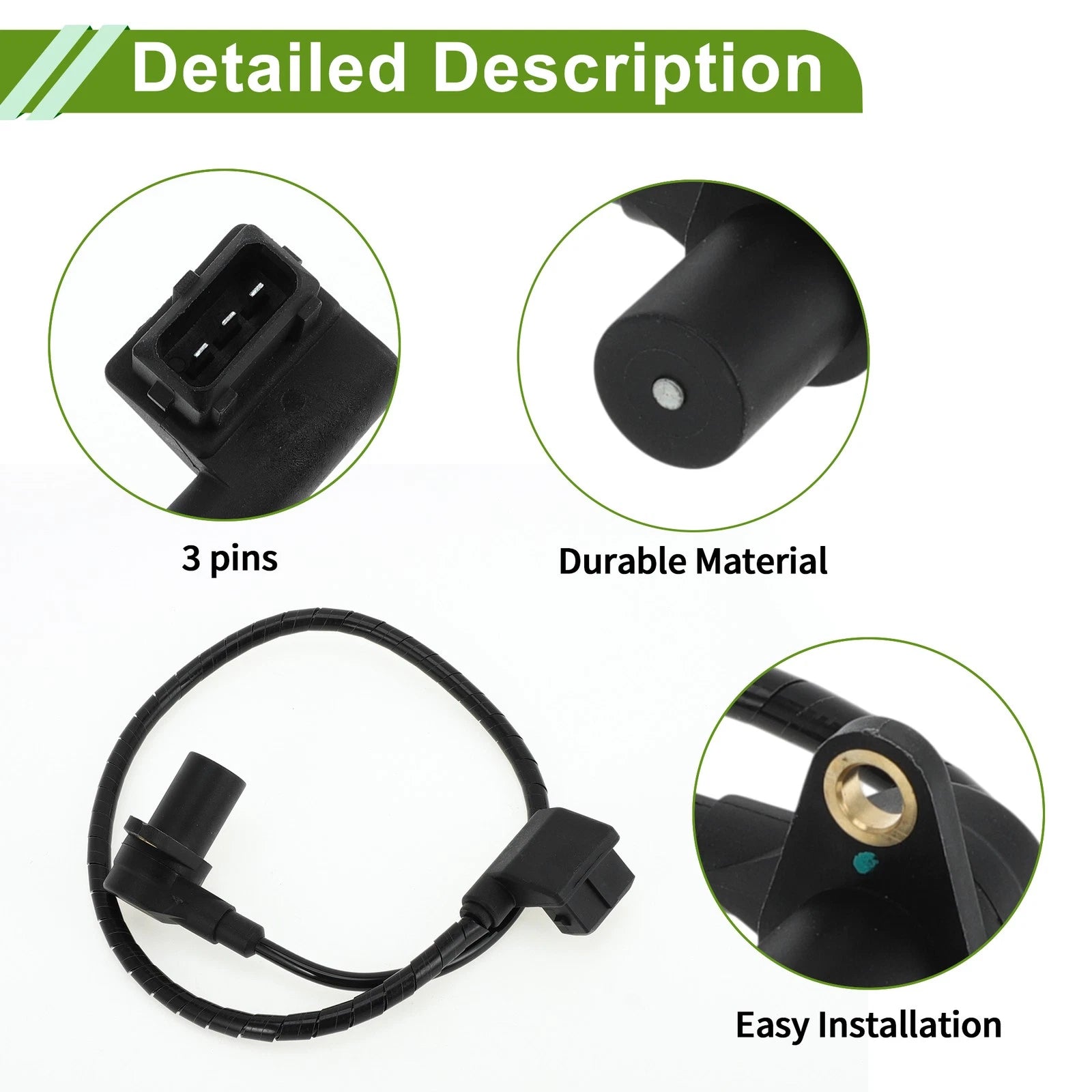 Crankshaft Position Sensor for BMW 735i (1988–1992) No. 12141720857