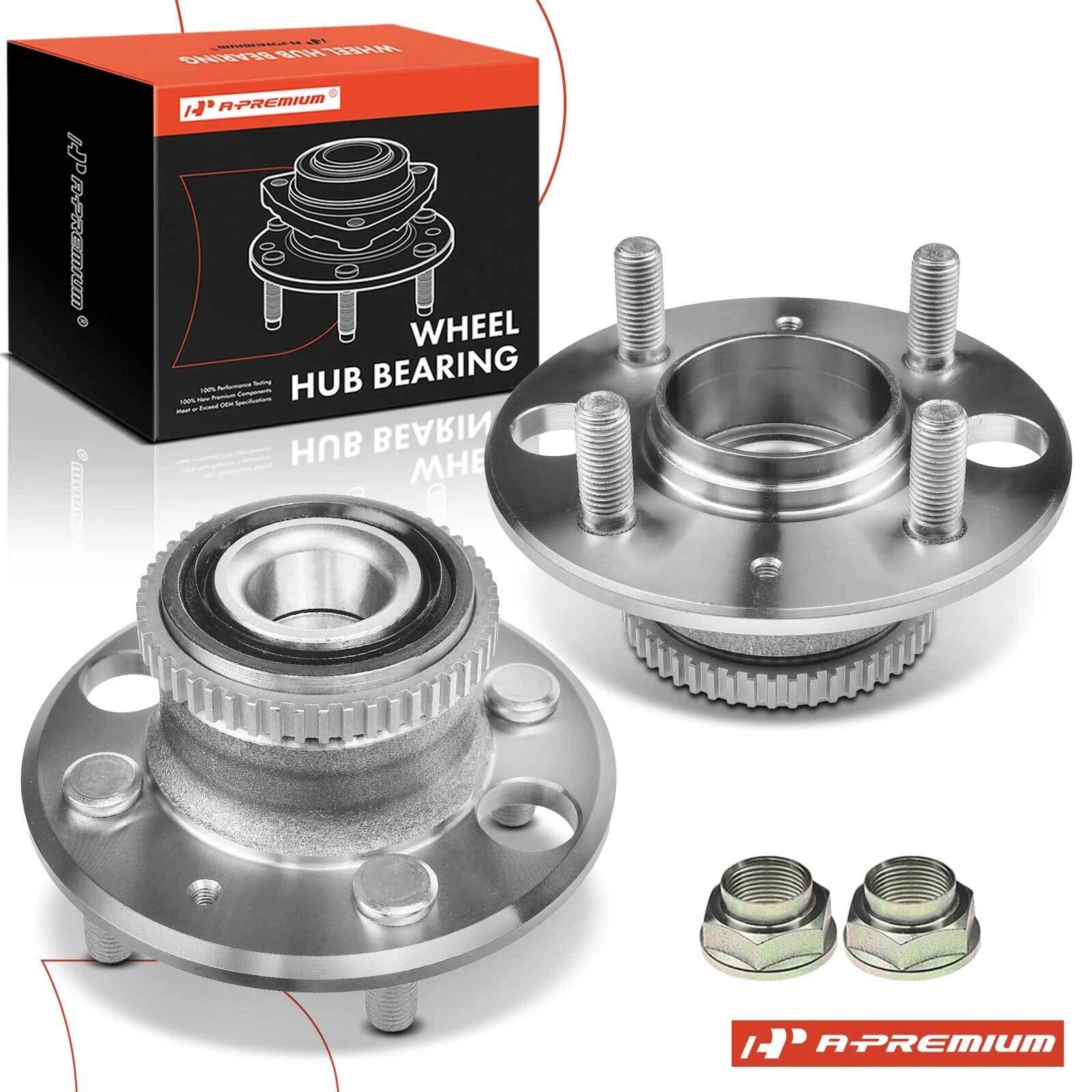 2X Rear Wheel Hub Bearing Assembly for Acura Integra Honda Civic (1990–2000)