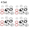 Set of 4 Carburetor Rebuild Kits 796184 for Briggs & Stratton (Nikki)