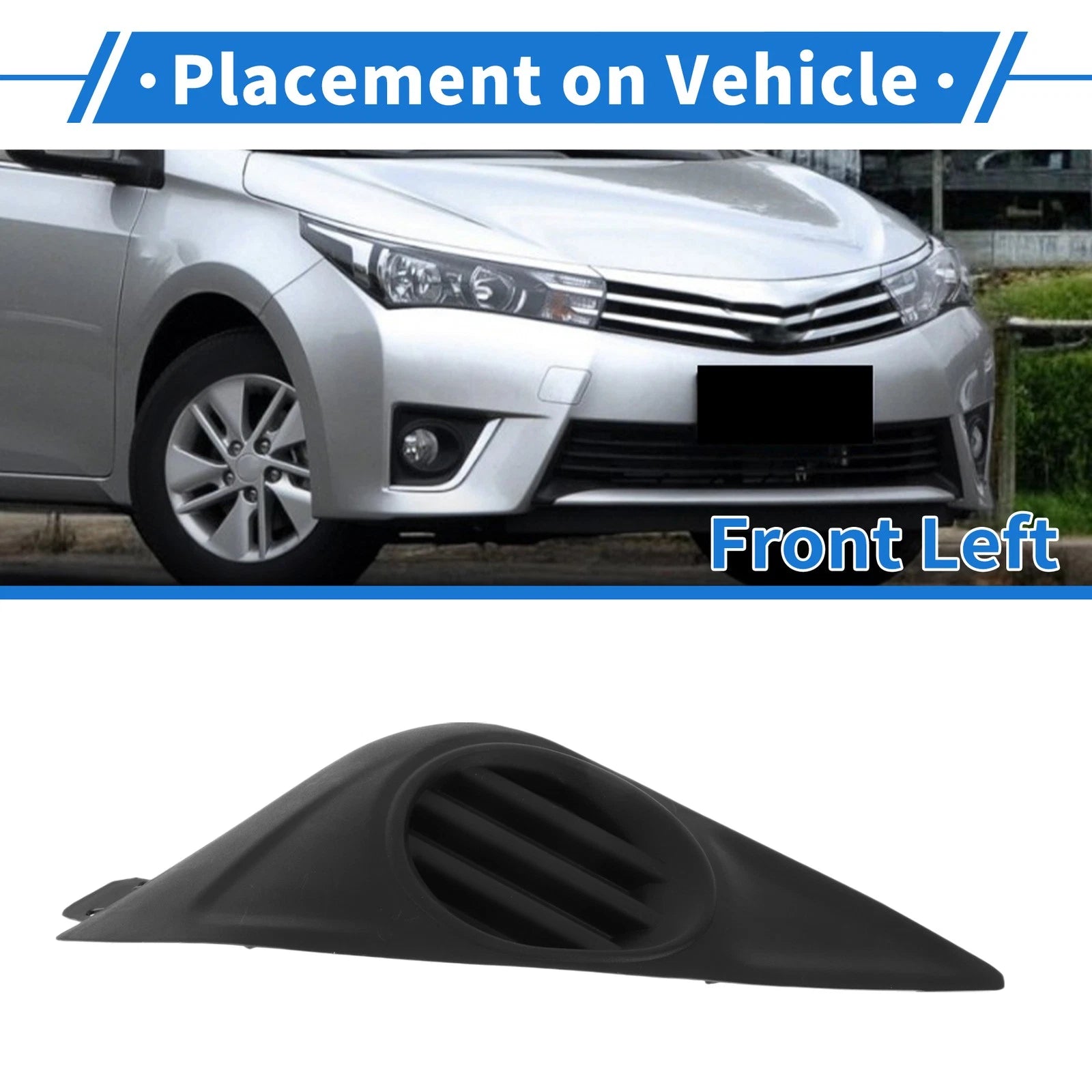 Front Left Fog Light Grill No. 52128YK020 for Toyota Corolla (2012–2017)