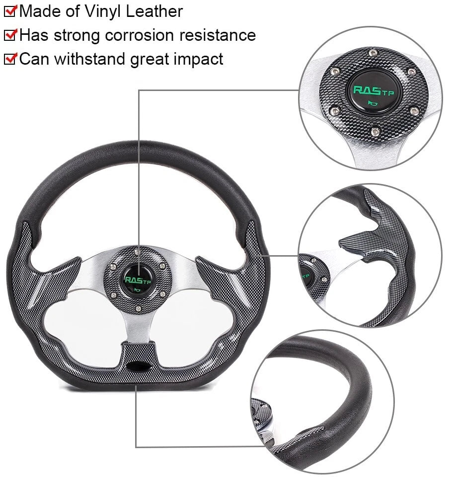 13" Steering Wheel + 190H Hub Adapter for Honda Accord (1986–1990) Integra (1990–1993)