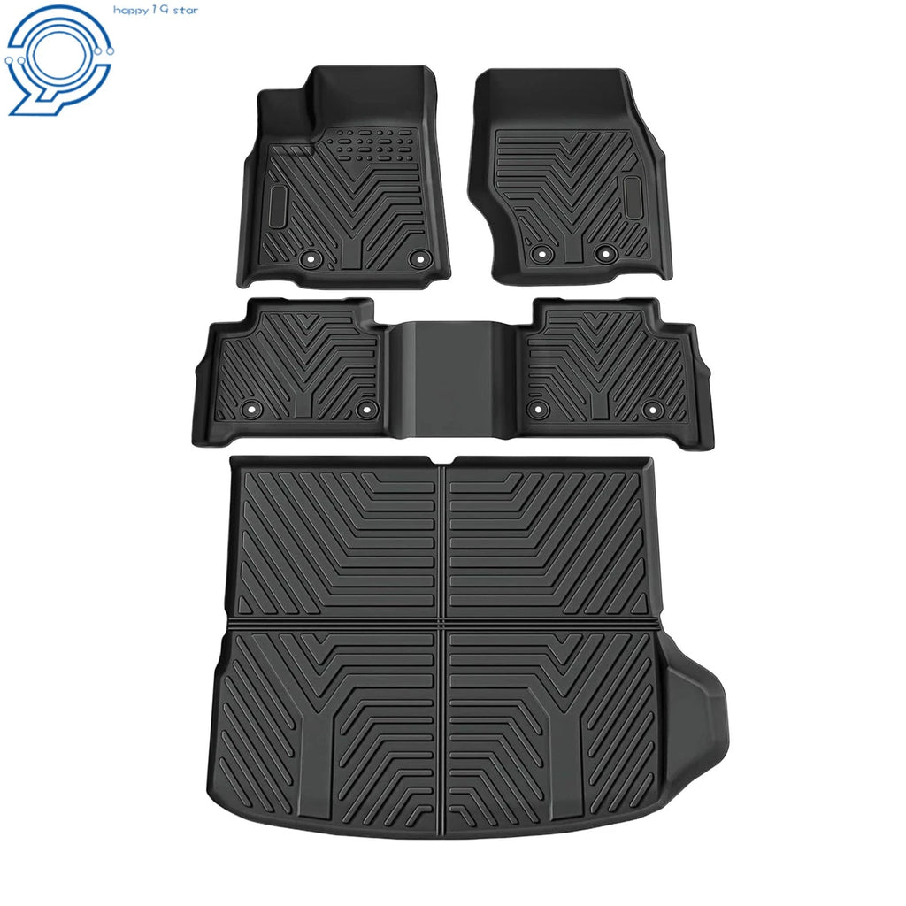 Set of 4 3D All Weather Floor Mats for Jeep Grand Cherokee (2022–2025) TPE