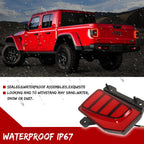 2X LED Rear Bumper Decoration Lamps for Jeep Gladiator (2019–2023)