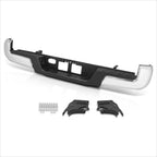 Polished Steel Rear Bumper Assembly for Toyota Tacoma (2016–2023)