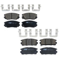 TRW Pro Ceramic Brake Pads Hardware Kit for Chevy Equinox GMC Terrain (2010–2017)