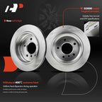Rear Disc Brake Rotors & Ceramic Pads for BMW 325xi (2001–2005)