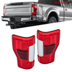 Pair LED Tail Lights for Ford F250 F350 (2017–2019)