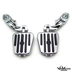 2.5" Foot Peg Kit for Harley Wide Glide, Street Glide (Chrome)