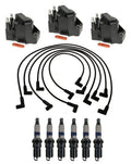 Ignition Wires 3 Coils 6 Spark Plugs Kit ACDelco for Chevrolet Pontiac (1995–2005)