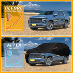 Car Cover Waterproof All Weather for Chevrolet Tahoe (2015–2023) 190T-PU Zipper