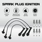 3X Spark Plug + 6X Wire for Lexus GS300 IS300 SC300 (1998–2005) 671-6181
