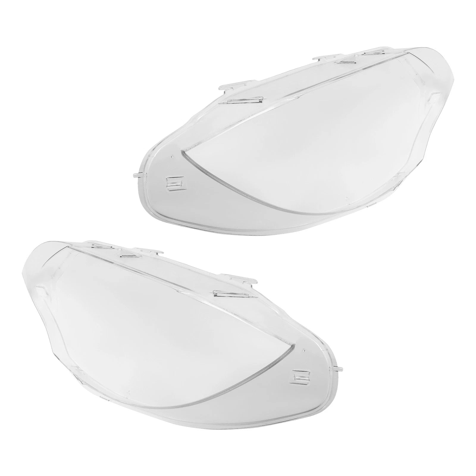 Front Headlamp Lens Cover Pair for BMW X6 E71 (2008–2014)