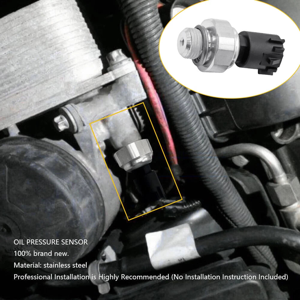 Oil Sending Unit Pressure Sensor with Filter for Cadillac Chevrolet GMC (J)