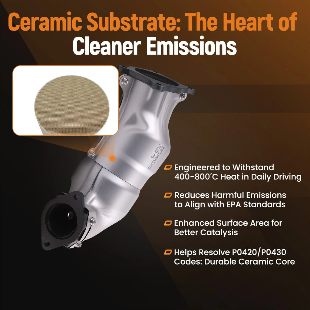 Catalytic Converter with Heat Shield for Subaru WRX (2015-2021)