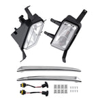 Fog Lights with Chrome Trim & Bulbs for Chevy Suburban/Tahoe (2015–2020)