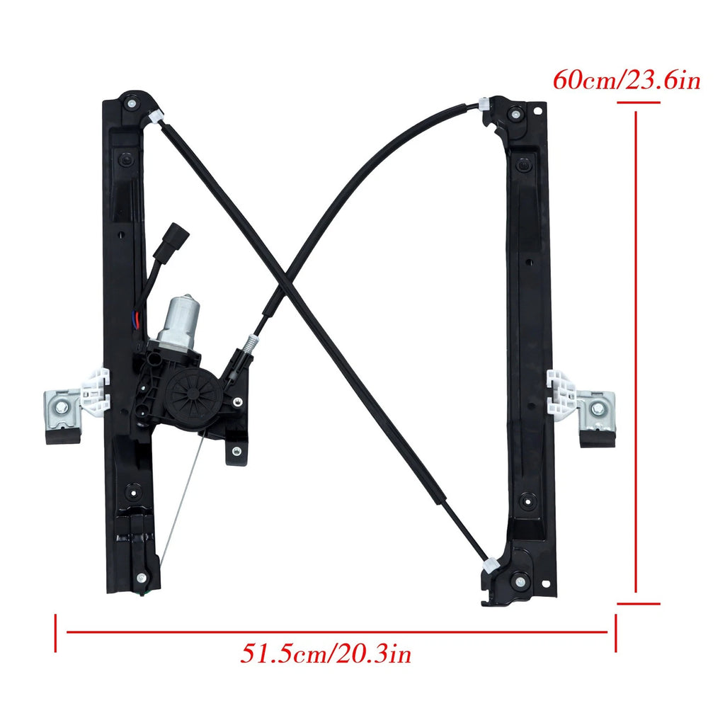 Window Regulator for GMC Envoy, Chevy Trailblazer (2002–2009) Front Left w/ Motor