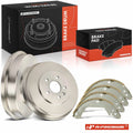 Brake Drums + Ceramic Brake Shoes for Chevy Cruze (2011–2015)