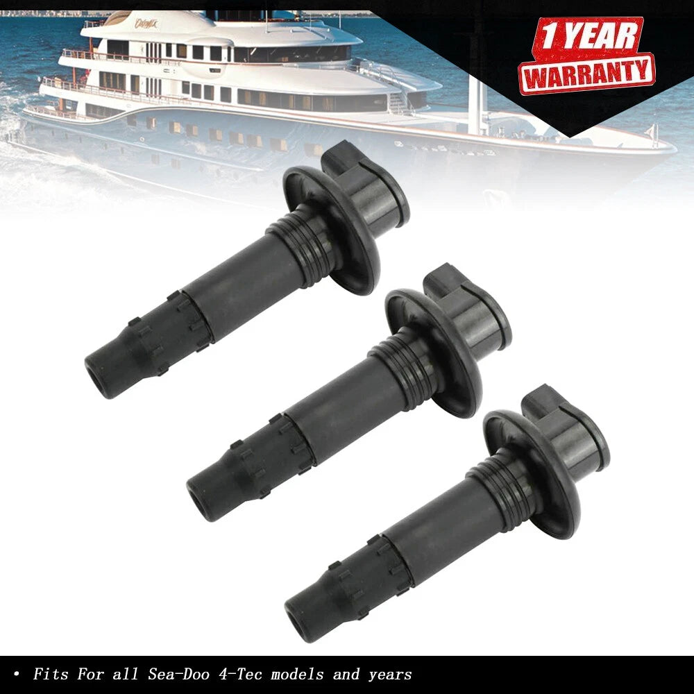 3-Pack Ignition Coil for SeaDoo GTX RXT RXP (2002–2019)