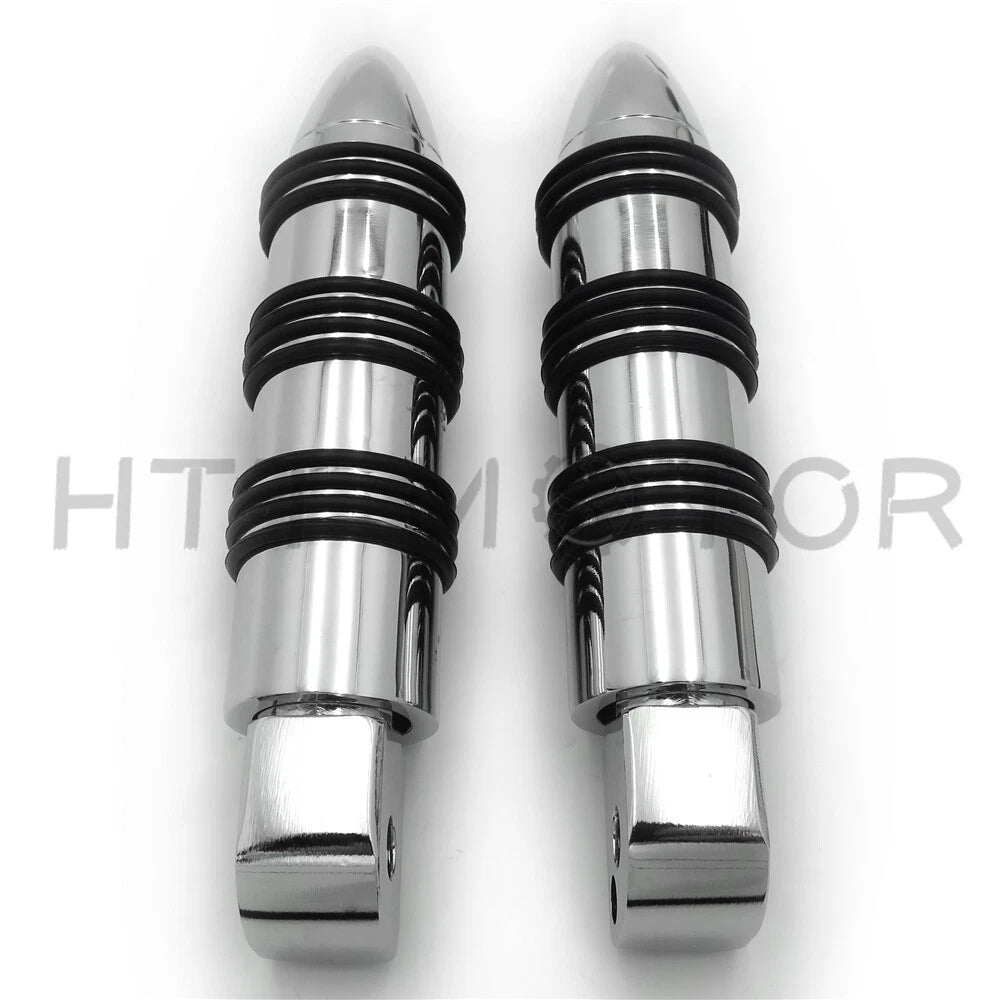 Chrome Stick FootPeg for Harley Davidson Softail Fat Boy FLFB, Fat Bob FXFB (2018–2023)