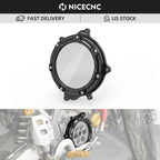NICECNC Transparent Clutch Cover Protection for Suzuki DRZ400 E S SM (2000–2024)
