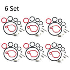 6X Carburetor Overhaul Kit for Briggs & Stratton 590589, 08P502, 093J02