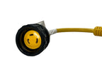 Marinco 121A Pigtail Adapter 50A 125V Male to 30A 125V Female