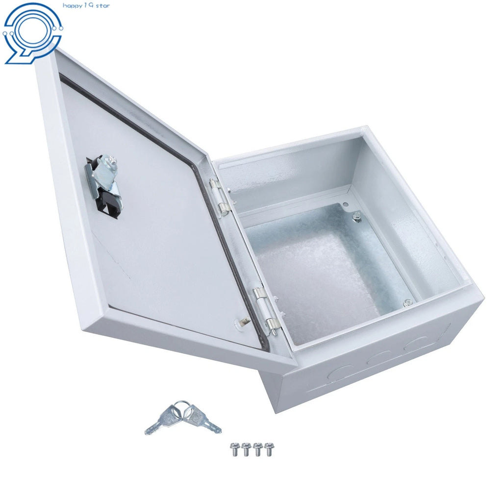 Weatherproof Steel Enclosure Box for NEMA 4X IP66 (12x10x6")