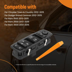 Front Driver Power Window Switch for Dodge Grand Caravan (2012-2015)