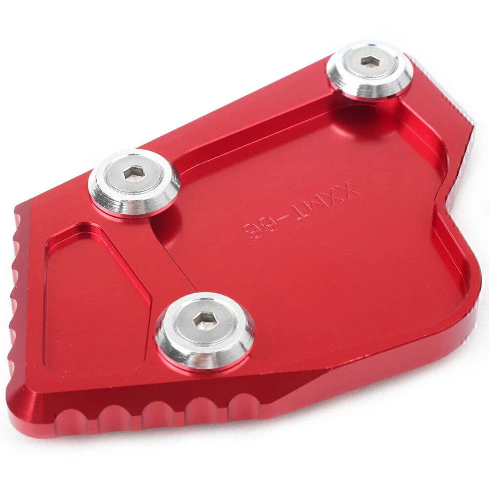 Red Kickstand Side Stand Enlarger Foot Plate for BMW K1600GT/1600GTL (2011-2015)