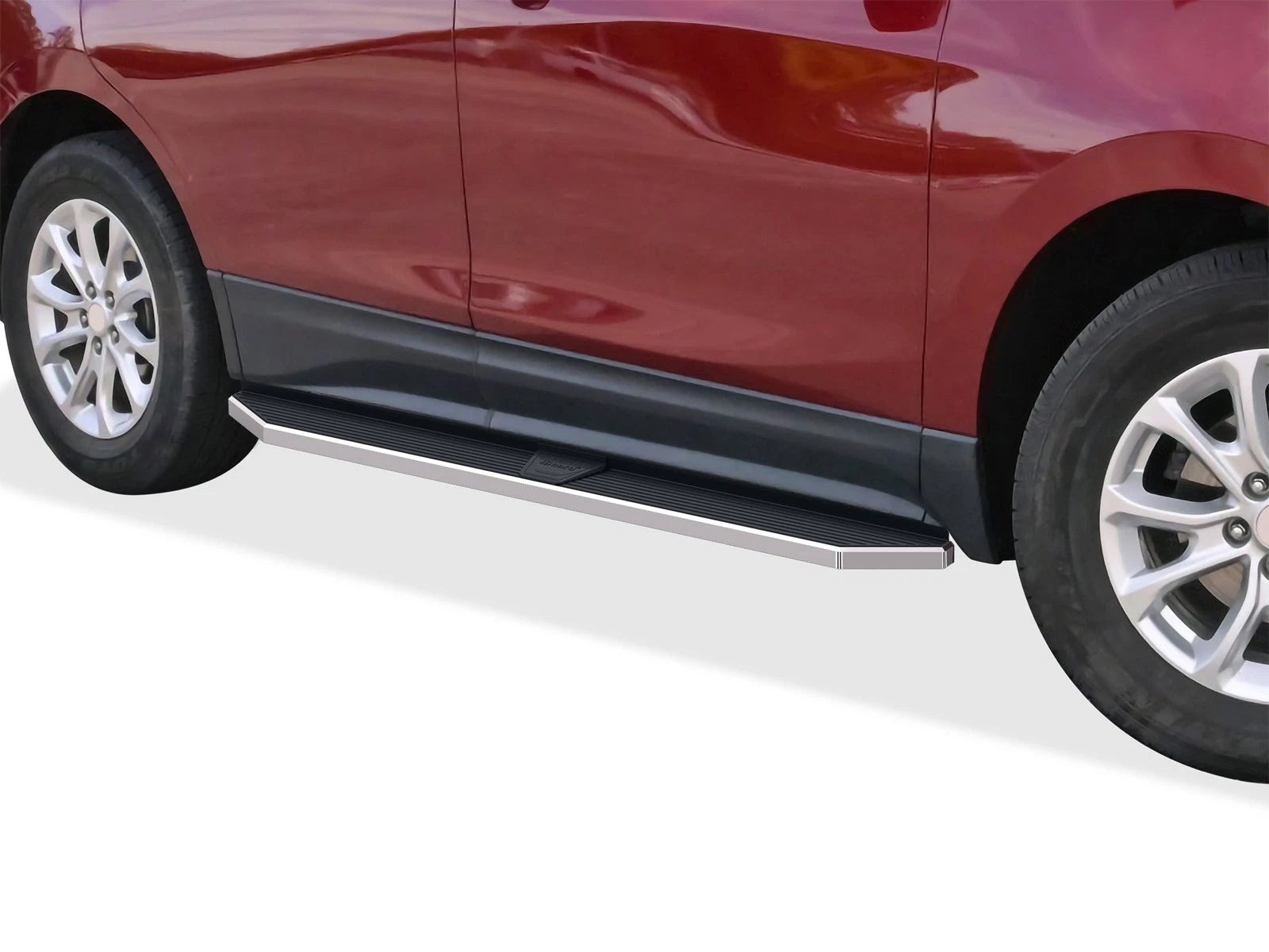 Set of 2 Polished 6" Side Step Bars for Chevy Equinox GMC Terrain (2010–2017)