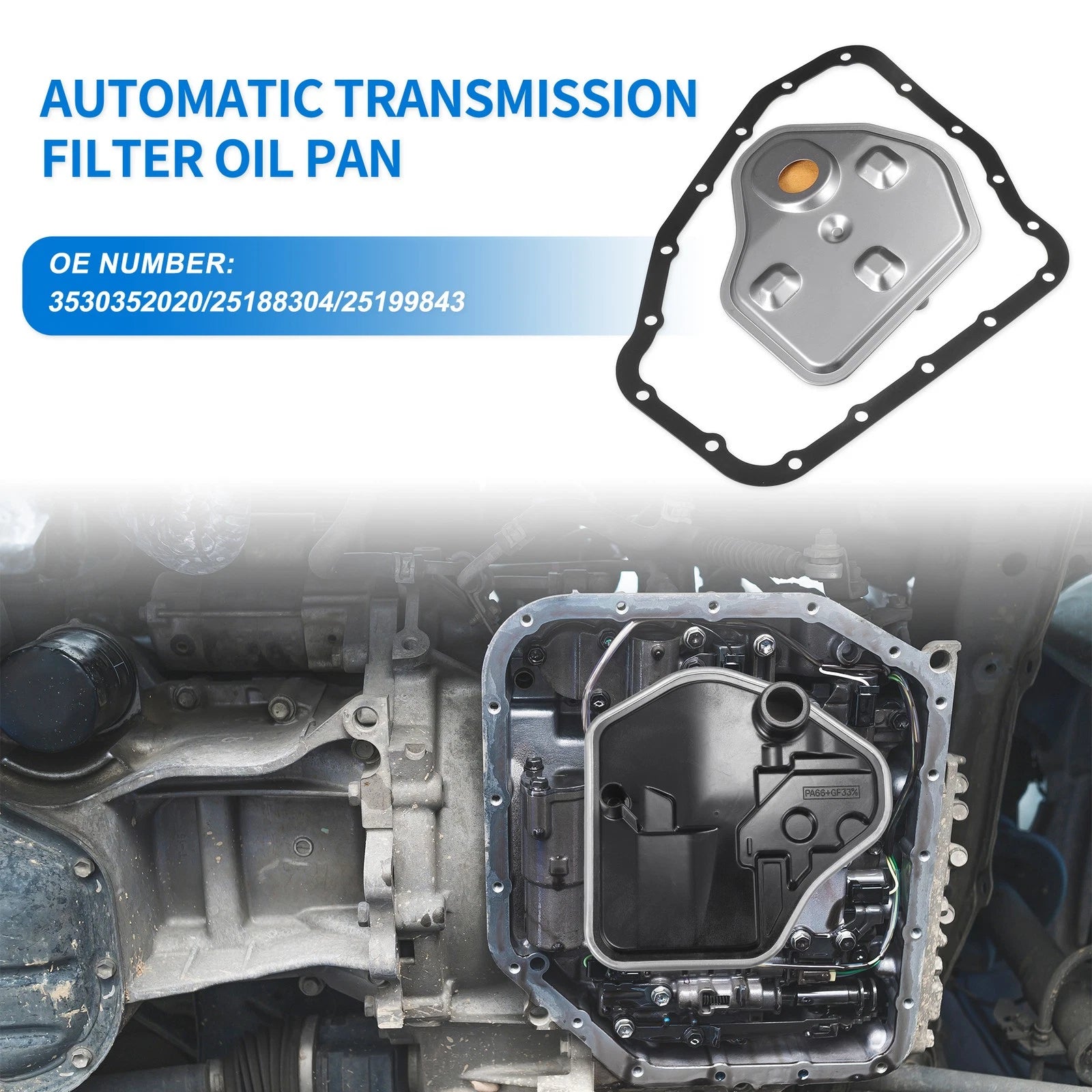Transmission Filter Oil Pan Gasket Kit for Chevrolet (No. 3530352020)